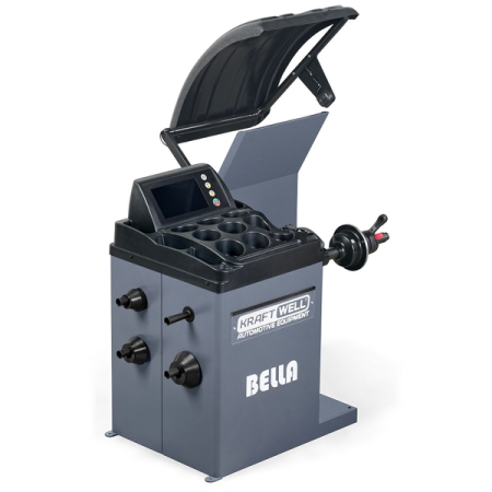 Балансировочный станок автоматический BELLA, сенсорный экран 7", KRAFTWELL KRW245E (220V)