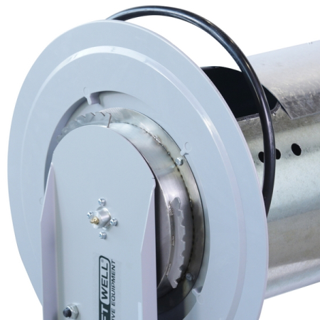 Катушка для вытяжного шланга 127 мм KraftWell KRW-ER-127