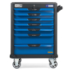 Тележка синяя с набором инструментов, 277 предметов, KraftWell KRW-TTB+SET277
