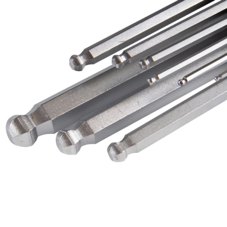 Набор Г-образных шестигранников 1,5-10 мм, с шаровым окончанием, 9 предметов, AFFIX AF06100209