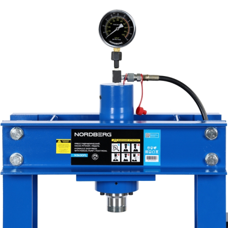 NORDBERG N3630FL Пресс гидравлический с ручным и ножным приводом, 30 т