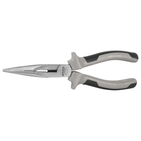 Длинногубцы прямые с двухкомпонентными рукоятками, 200 мм, Thorvik LNP0200