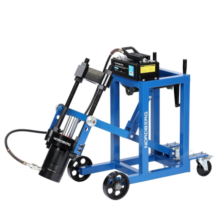 NORDBERG N31PE76A Выпрессовщик шкворней гидравлический 75 т, пневмопривод, с тележкой