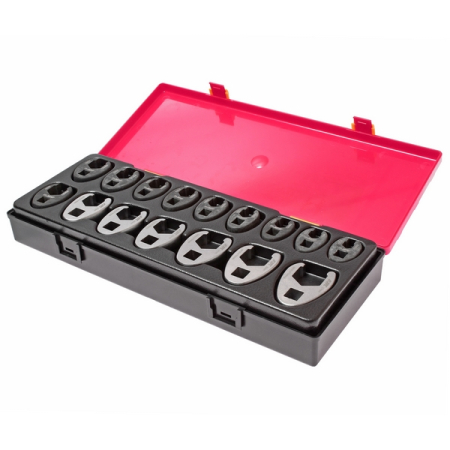 Набор ключей разрезных односторонних, 10-27 мм, 16 предметов, JTC-K6161