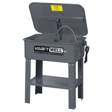 Установка для мойки деталей напольная электрическая, 75 л, KraftWell KRW-PW75