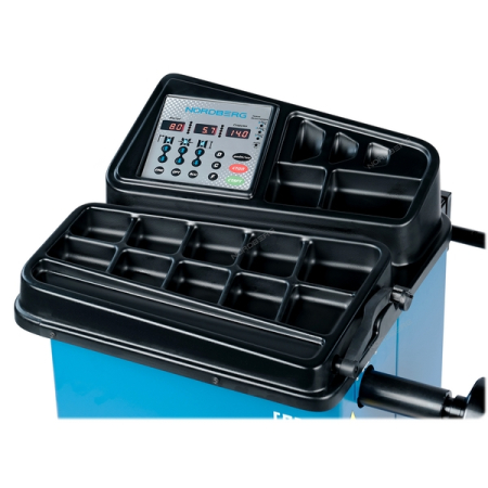 Nordberg 4523 Балансировочный станок с автоматическим вводом двух параметров, синий