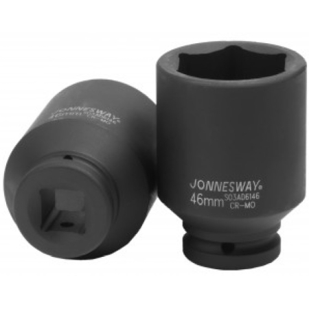 Головка торцевая ударная глубокая 6-гранная 3/4"DR, 46 мм, Jonnesway, S03AD6146