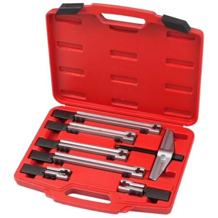 Съемник подшипников двухлапый с набором лапок в кейсе Мастак 104-12008C