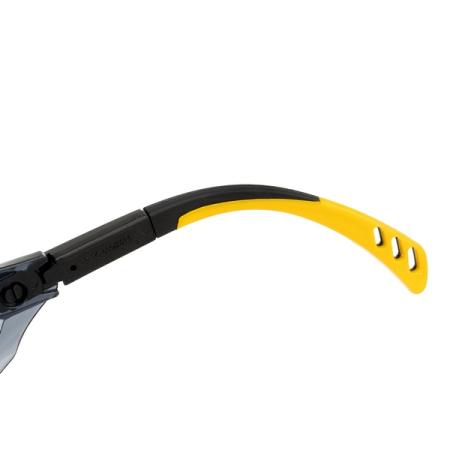 Очки защитные открытые, поликарбонатные, увеличенная дымчатая линза, DENZEL 89203