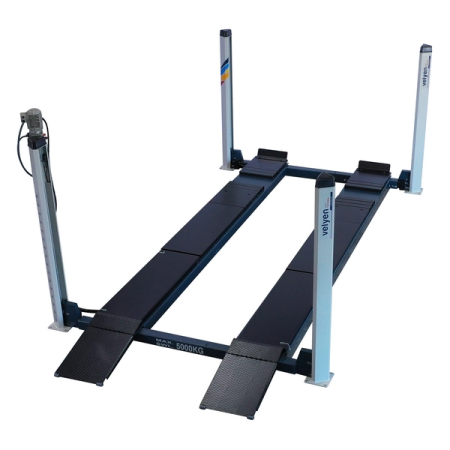 Подъемник автомобильный четырехстоечный электрогидравлический, 5 тонн, платформы для сход-развала, VELYEN 4ED0600 (380V)