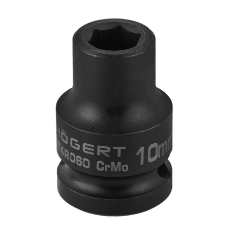 Головка торцевая ударная короткая 1/2”, 10 мм, HOEGERT HT4R060