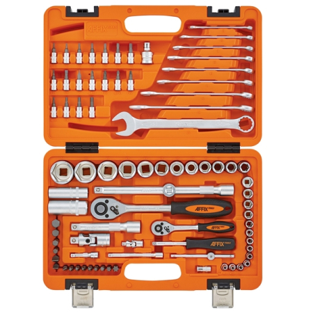 Набор инструментов универсальный, 82 предмета, AFFIX AF01082C