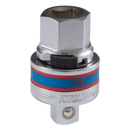 KING TONY 4844R Переходник 1/2">1/2", трещоточный, 72 зубца