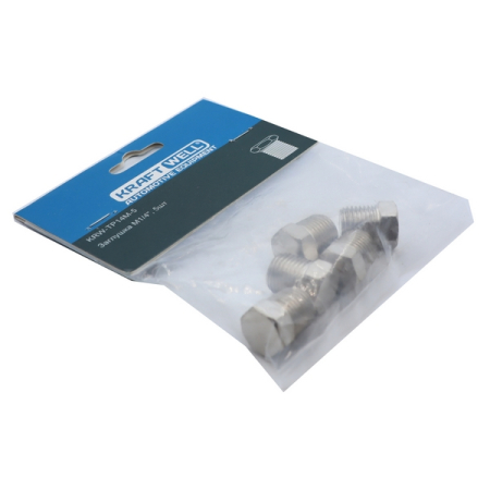 Заглушка пневматическая M1/4", 5 шт, KraftWell KRW-TP14M-5