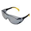 Очки защитные открытые, поликарбонатные, увеличенная дымчатая линза, DENZEL 89203