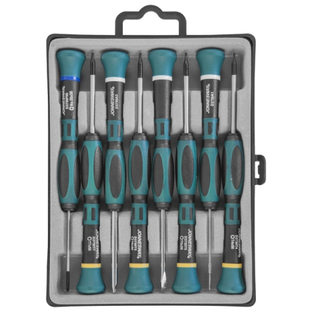 Набор отверток для точной механики, TORX, PH и спец, 8 предметов, Jonnesway D3750T18S