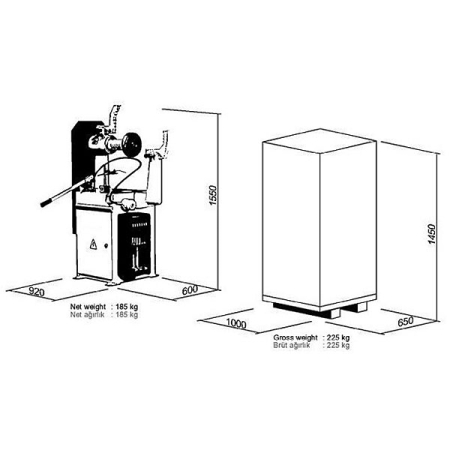 Nordberg NRS24M Стенд для правки легкосплавных дисков диаметром 10-24 дюймов