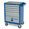 Тележка инструментальная серии «ОПТИМА», 5 полок и отсек, синяя МАСТАК 522-05581MB Тележка инструментальная серии «ОПТИМА», 5 полок и отсек, синяя МАСТАК 522-05581MB