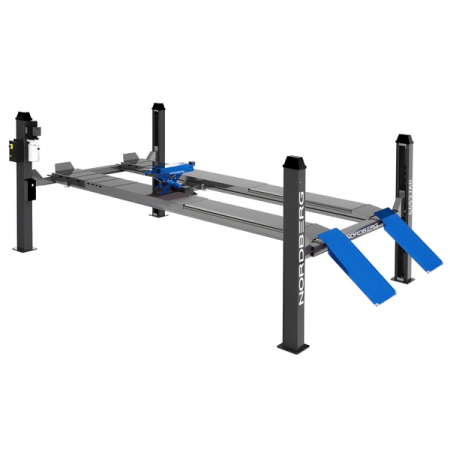 Nordberg 4453JAG Подъемник 4-стоечный электрогидравлический, 5т, пневмогидр. траверса 3т, 380В, серый Nordberg 4453JAG Подъемник 4-стоечный электрогидравлический, 5т, пневмогидр. траверса 3т, 380В, серый