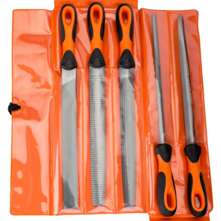 BAHCO 1-477-10-2-2 Набор напильников 250 мм, 5 предметов