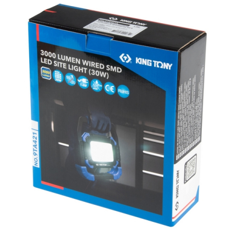 KING TONY 9TA421A Фонарь-прожектор светодиодный, 60 элементов, 220 В KING TONY 9TA421A Фонарь-прожектор светодиодный, 60 элементов, 220 В