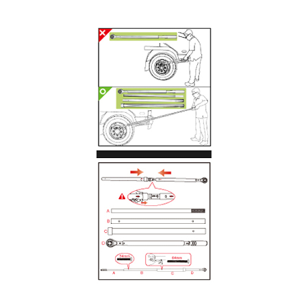 Динамометрический ключ серии "EXACT", 1", 500-2500 Нм, для левой и правой резьбы, футляр KING TONY 34862-3FF