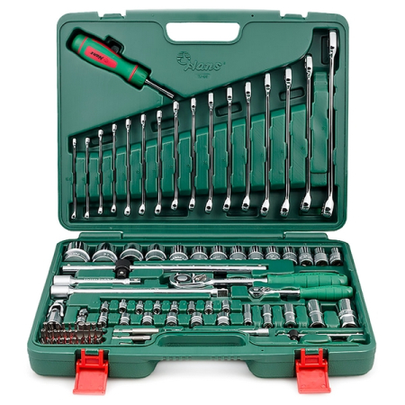 Набор инструментов универсальный 1/4" и 1/2", 95 предметов, HANS TK-95