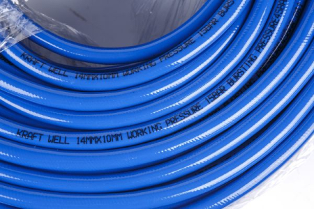 Шланг воздушный гибридный PVC D10x14 мм, 100 м KraftWell KRW-HS1014HPVC