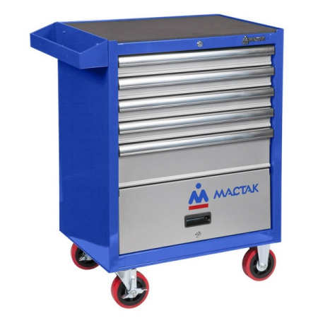 Набор инструментов "ЛИДЕР" в синей тележке, 270 предметов МАСТАК 52-05270B01