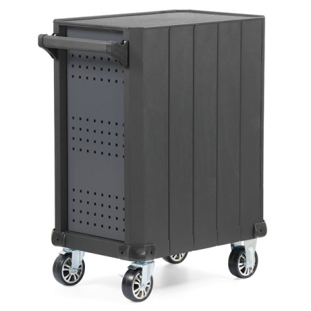 Тележка серая с набором инструментов, 277 предметов, KraftWell KRW-TTG+SET277