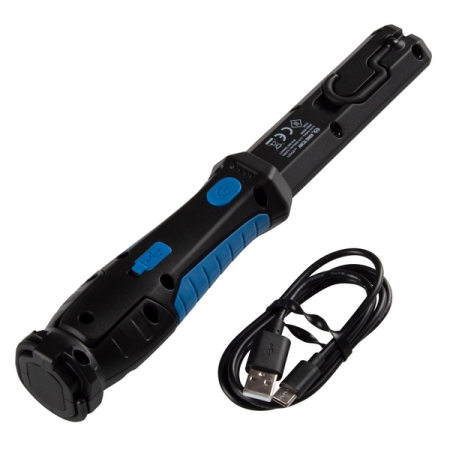 KING TONY 9TA271 Фонарь светодиодный, шарнирный, магнит, 1+1 элемент, Li-Ion, 3,7 В