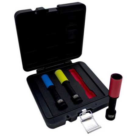 Набор экстрадлинных ударных колесных головок 17, 19 и 21 мм, 1/2 дюйма, BAHCO BWSS12P3L