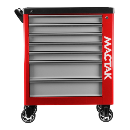 Тележка инструментальная "НОВА", 7 ящиков, красная МАСТАК 521-07580R