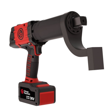 Гайковерт мультипликаторный аккумуляторный, квадрат 1 дюйм, 700-2600 Нм, 36 В, комплект, Chicago Pneumatic CP8626