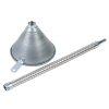 Воронка металлическая с гибким наконечником 370 мм JTC-3108A