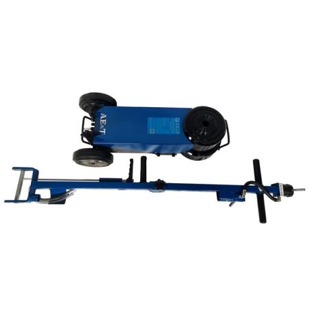 Домкрат подкатной пневмогидравлический, двухштоковый, 100/50 т, AE&T HJ-100/50F