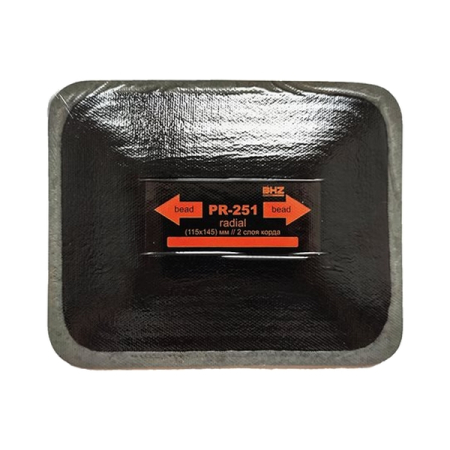 Пластырь радиальный резинокордный 115x145мм (2 сл) БХЗ PR-251 Professional