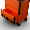 BAHCO 1477K6BLACK Тележка инструментальная 26 дюймов, 6 ящиков