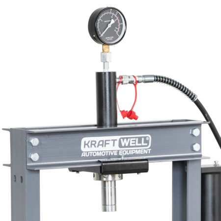 Пресс гидравлический с ручным и ножным приводом, 12 т, KRAFTWELL KRWPR12F