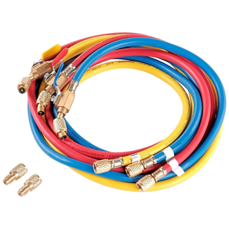 NORDBERG NFH18 Шланги заправочные для фреона 1,8 м (3 шт) NORDBERG NFH18 Шланги заправочные для фреона 1,8 м (3 шт)