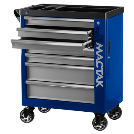 Набор инструментов "ПРОФИ" в синей тележке, 299 предметов MACTAK 50-07299B