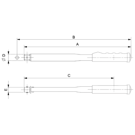 BAHCO 74P9-100 Динамометрический ключ с перенастройкой момента, гнездо 9x12 мм, 20-100 Нм