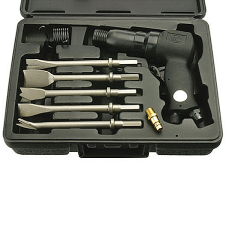 Зубило пневматическое 11,01 мм с комплектом насадок Rodcraft 5120