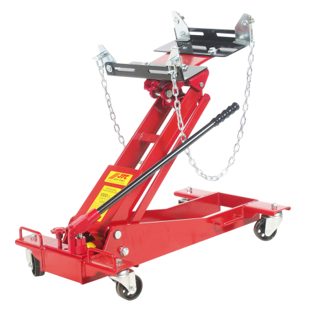 Домкрат подкатной 1т 200-750мм с вращающейся ручкой (для ДВС и КПП) JTC-FJ1000