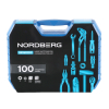 NORDBERG 2496100C Набор инструментов, 100 предметов, кейс