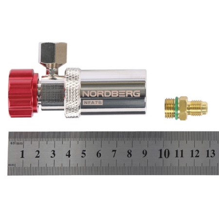 NORDBERG NFA7B  Муфта быстросъемная R134a высокое давление, красная, тип BMW