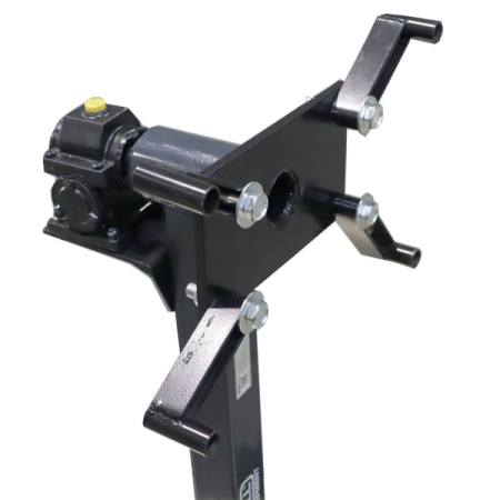 Стенд (кантователь) для разбора двигателей, 680 кг, с редуктором, KRAFTWELL KRWES1