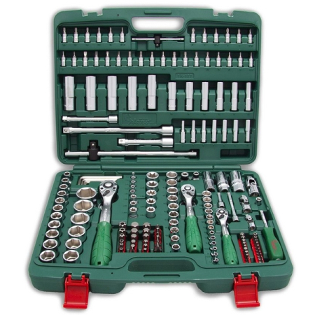 Набор инструментов универсальный 1/4", 3/8”, 1/2", 177 предметов, HANS TK-177