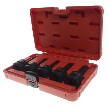 Набор бит-головок ударных 3/4" TORX, T60-T100, 5 предметов, JTC-J605T