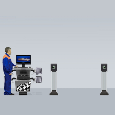 Стенд развал схождение компьютерный ТЕХНО ВЕКТОР 7 7202M1A